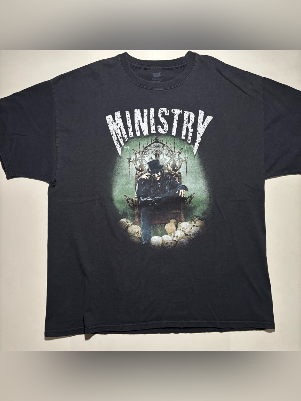 Retro Ministry grunge rock band tour 2015 graphic shirt